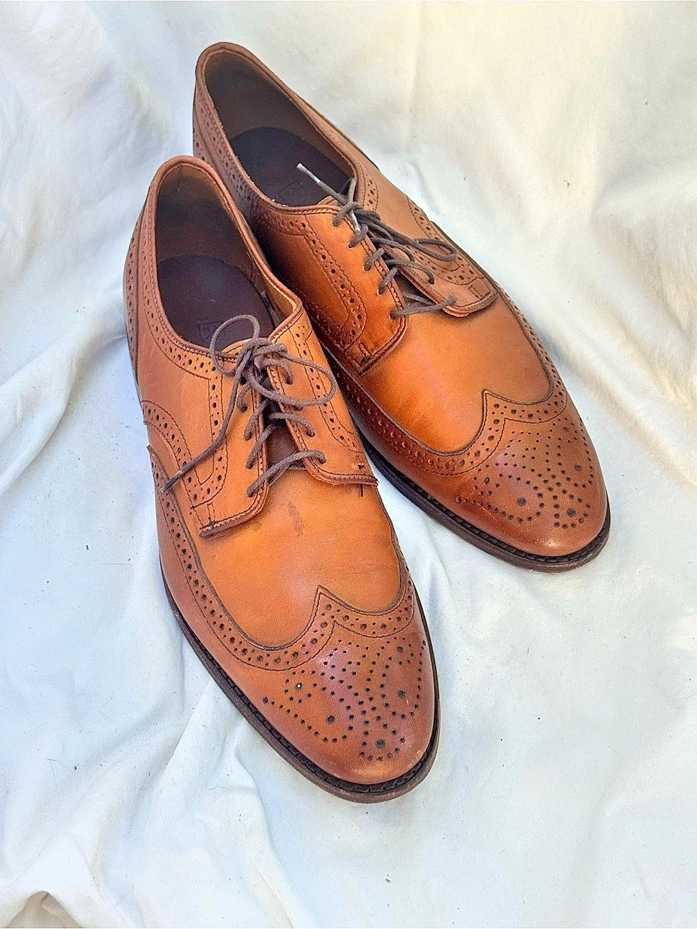 Allen Edmonds Madison Park Brogue Oxfords in Brown US 10 D